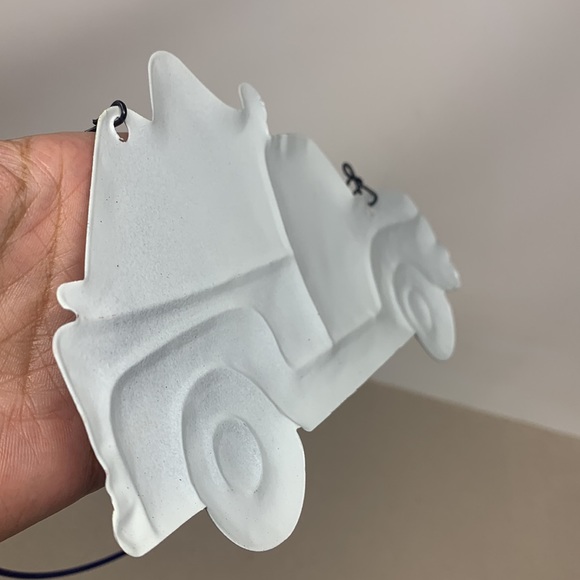 PATRIOTIC METAL BLUE PICKUP TRUCK W/ USA FLAG WELCOME SIGN WALL DOOR USA decor - Picture 10 of 10